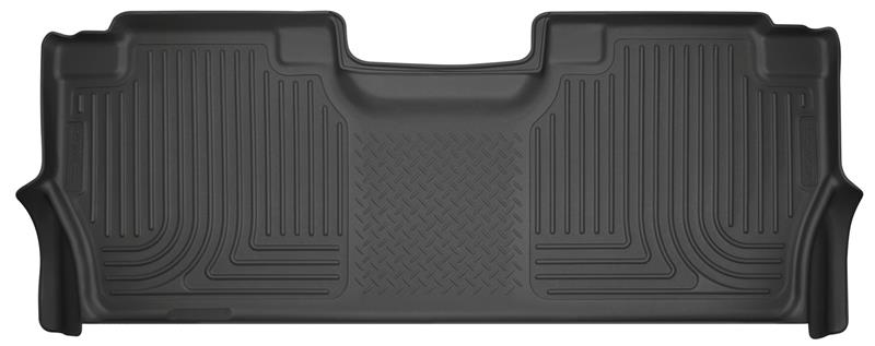 Ford F-150 Floor Mat - Rear - Husky Liners - WeatherBeater Series - Black - `21-`23